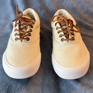 Brand New Sperry CVO Sneakers Cream Linen Men’s 8 Wide
